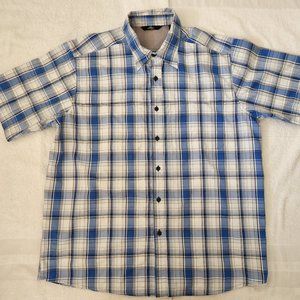 Wrangler Men's Short Sleeve Shirt Large with UPF 30
